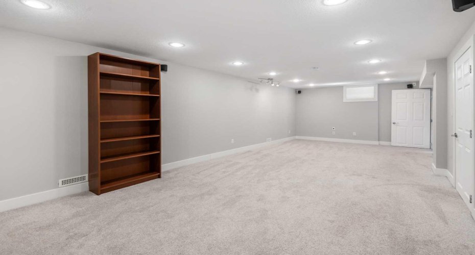 Lower level family room.