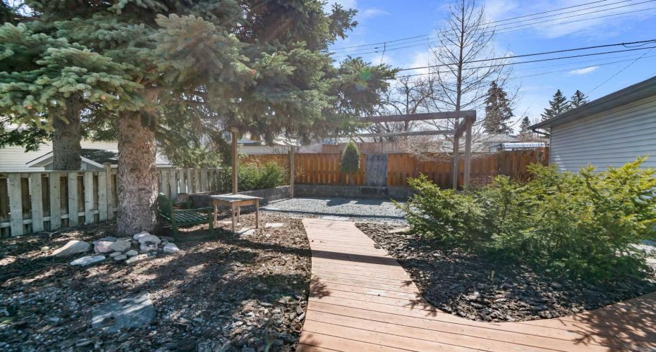 Low maintenance landscaping.