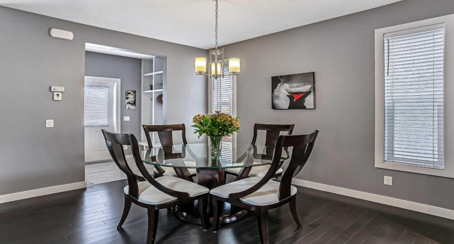 Spacious dining room