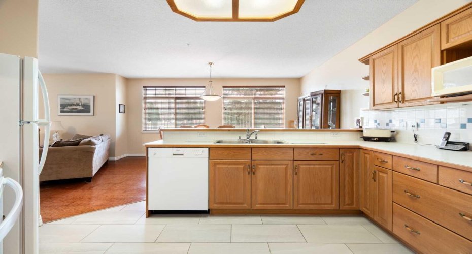 Kitchen and dining room.