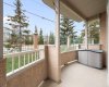 Southwest patio, privacy wall and railing.