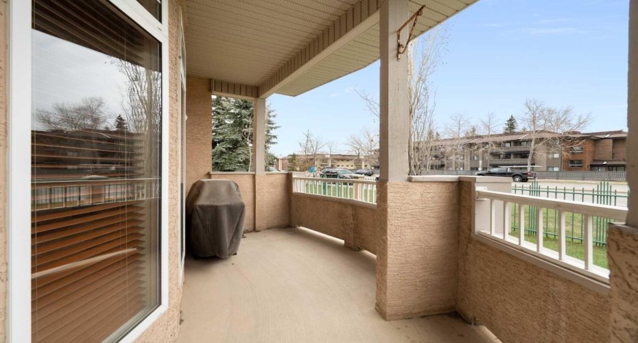 Wrap-around southeast patio.