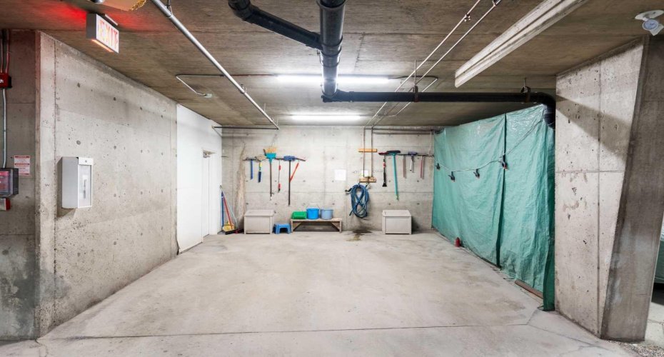 Car wash bay.