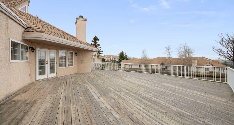 Clubhouse deck.