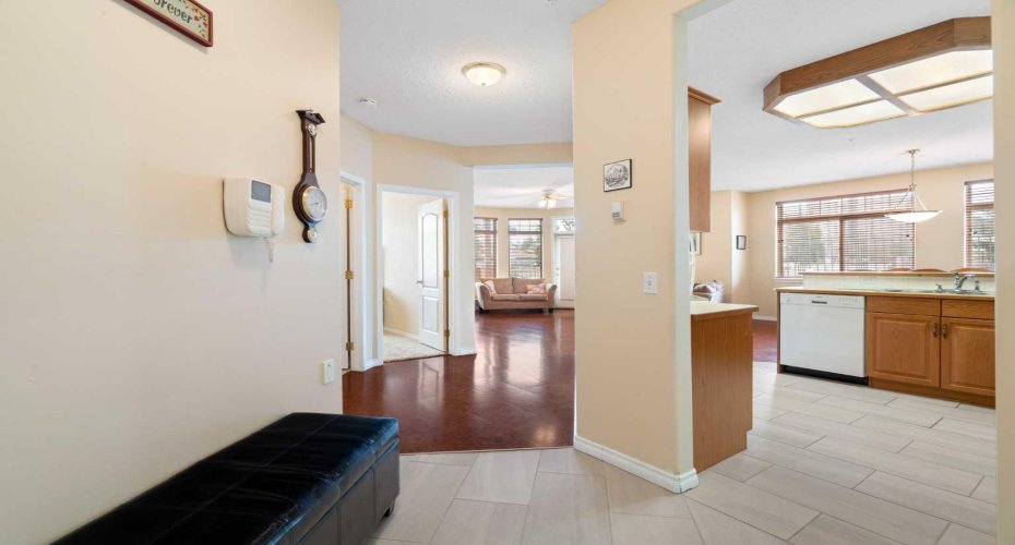 Entrance to living area.