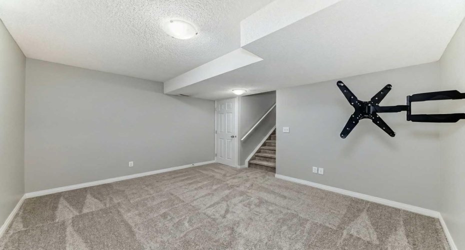 Basement with Carpet has been removed and seller offers a $5000 credit/allowance at closing for buyer's to choose their own carpet or flooring