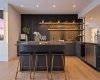 Stunning bar with dishwasher, beverage fridge, kegerator fridge, & more!