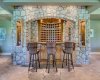 Wet bar at walkout