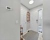 The front entrance. The washer and dryer is located in that closet.