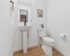 Half bath on the main level