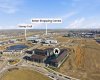 Aerial view showcasing convenient access to major roadways, shopping, and everyday amenities.