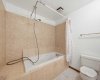 Basement Bathroom comes complete with oversized soaker