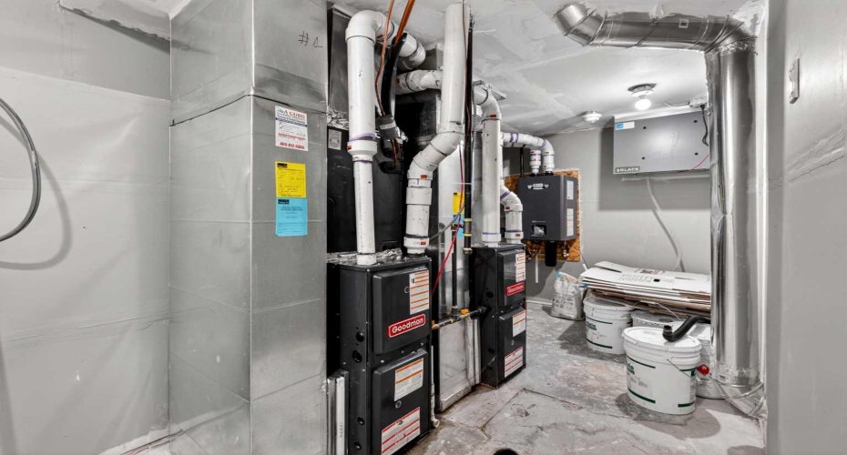 Separate high efficiency furnance