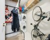 Very large storage area including Bosch washer & dryer.