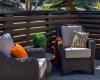 A stunning sunny courtyard