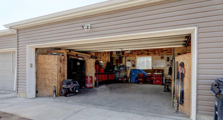 Wood Cabinets Included