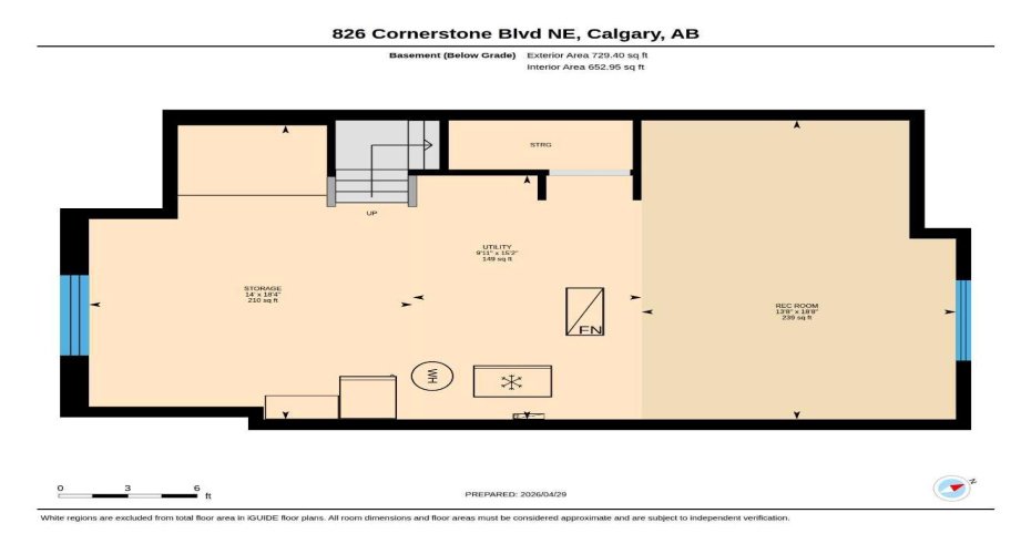826 Cornerstone Boulevard, Calgary, Alberta T3N 1J4, 3 Bedrooms Bedrooms, ,3 BathroomsBathrooms,Residential,For Sale,Cornerstone,A2305009
