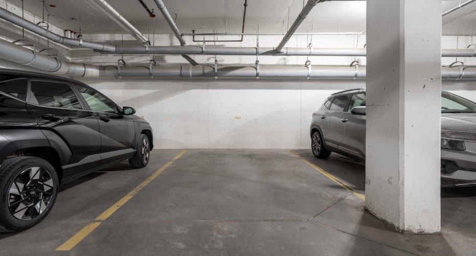 Parking Stall, located very close to the elevator.