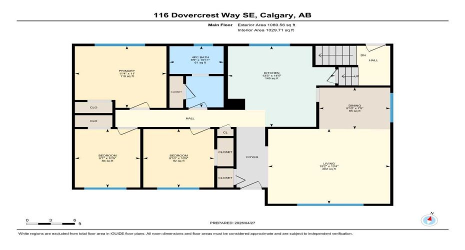 116 Dovercrest Way, Calgary, Alberta T2B 2L9, 3 Bedrooms Bedrooms, ,2 BathroomsBathrooms,Residential,For Sale,Dovercrest,A2305455
