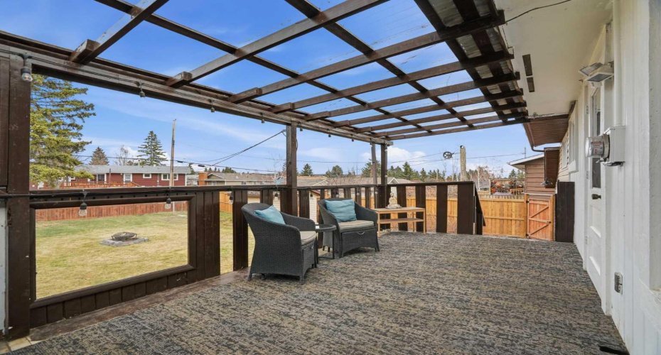 Covered patio