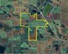Satellite View 1,085 Acres of farmland for sale west of Two Hills Alberta Listed by Steve LeBlanc FarmForSale.ca