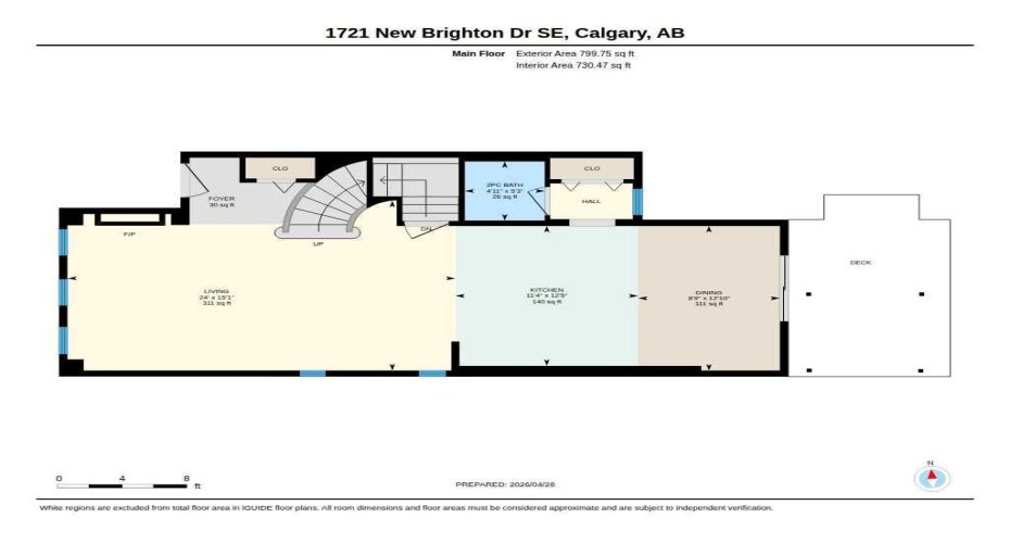 1721 New Brighton Drive, Calgary, Alberta T2Z 0T9, 3 Bedrooms Bedrooms, ,3 BathroomsBathrooms,Residential,For Sale,New Brighton,A2306951
