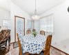 Plenty of space for your dining table!