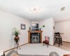 The second gas fireplace is located in the lower level!