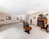 Very spacious recreation room! Plenty of room for your pool table!