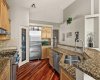 Corner pantry.