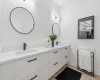5 piece lower level bathroom