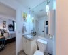 Fresh and intentional design in the en-suite, completely dodging the builder-basic rut with clean lines and premium finishes.