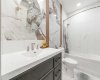 4 piece bath in the basement...