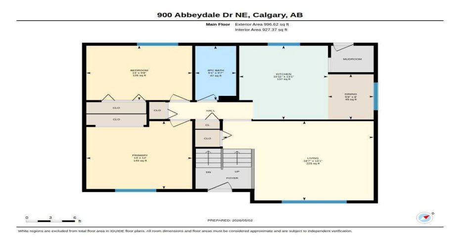 900 Abbeydale Drive, Calgary, Alberta T2A 5Y1, 4 Bedrooms Bedrooms, ,2 BathroomsBathrooms,Residential,For Sale,Abbeydale,A2307433