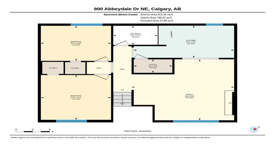 900 Abbeydale Drive, Calgary, Alberta T2A 5Y1, 4 Bedrooms Bedrooms, ,2 BathroomsBathrooms,Residential,For Sale,Abbeydale,A2307433