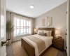 The secondary bedrooms at the front of the house are a great size and large windows again allow for lots of natural light. -Virtually staged for illutration purposes. Decor & furniture not included.