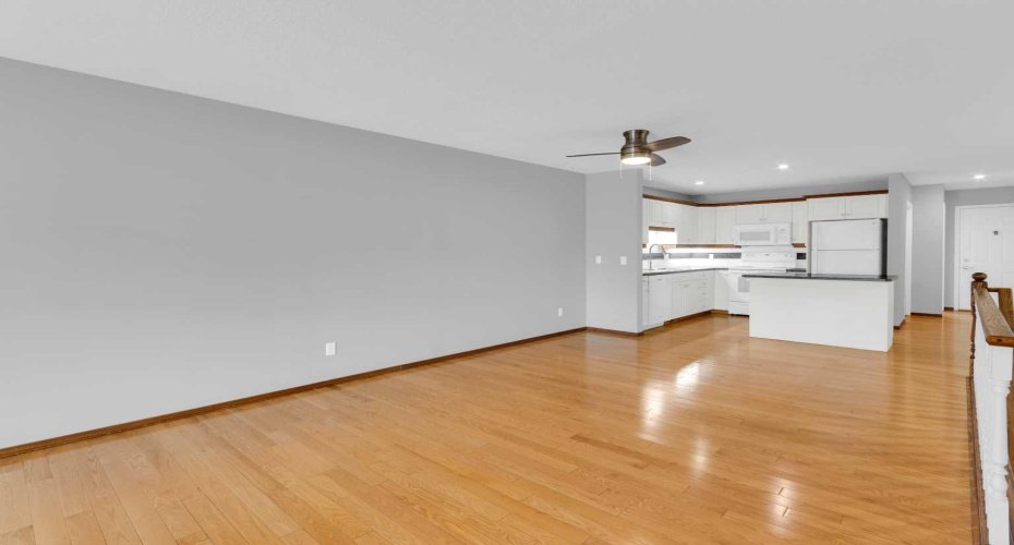 Living room to kitchn view