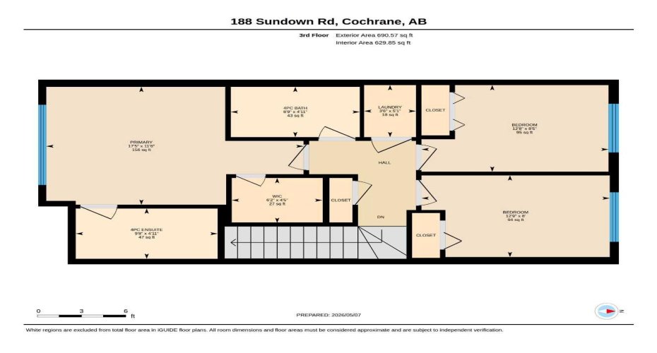 188 Sundown Road, Cochrane, Alberta T4C 2M5, 3 Bedrooms Bedrooms, ,3 BathroomsBathrooms,Residential,For Sale,Sundown,A2309401