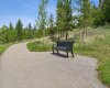 Beautiful well treed walking paths line this community.