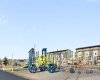 Large park, playground and access to river pathway across the street