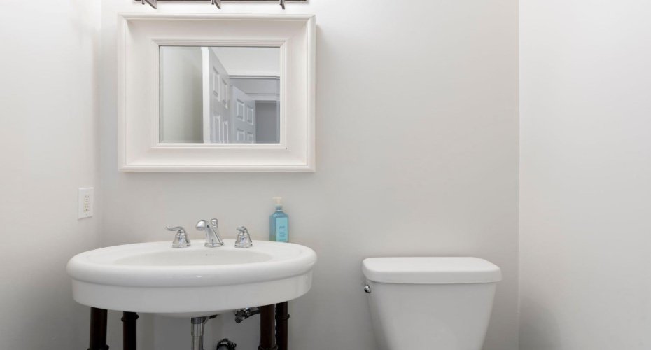 Half bath main floor
