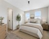 Primary bedroom virtually staged