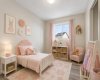 Bedroom virtually staged