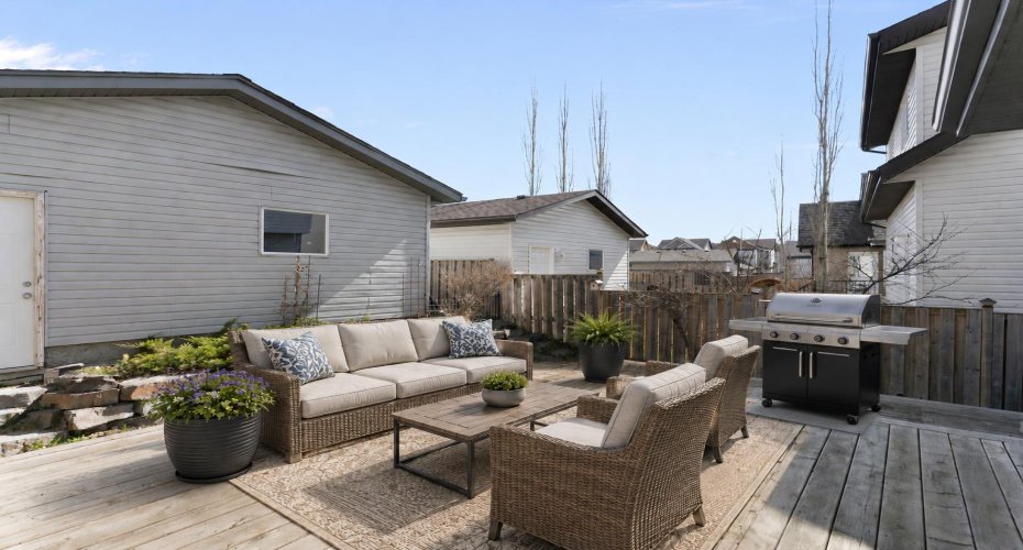 virtually staged deck