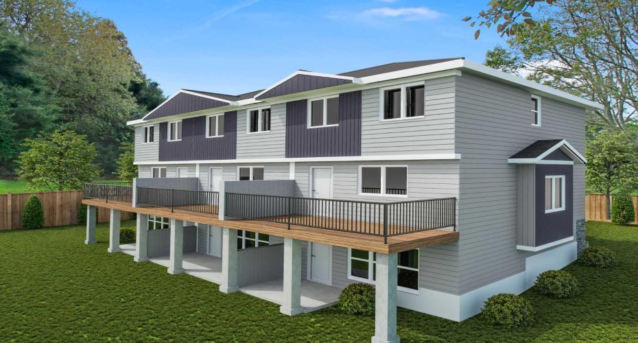 Rendering of completed unit