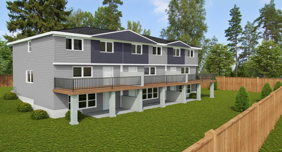 Rendering of completed unit