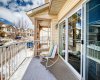 West facing deck