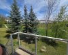 Back deck looking into large green space