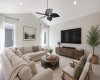 Virtually staged - upstairs family room