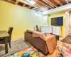Basement recreation room